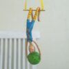 Acróbata en trapecio